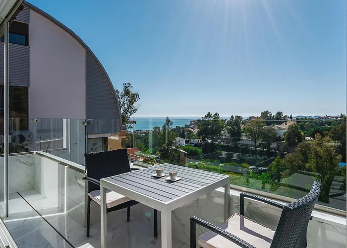 Willa Luxurious Hillside With Private Pool - Sea & Mountain Views Fuengirola